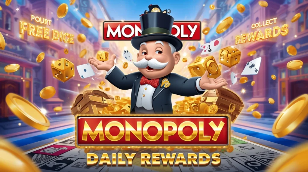 100% Working Methods to Get Monopoly Free Dice Daily Rewards