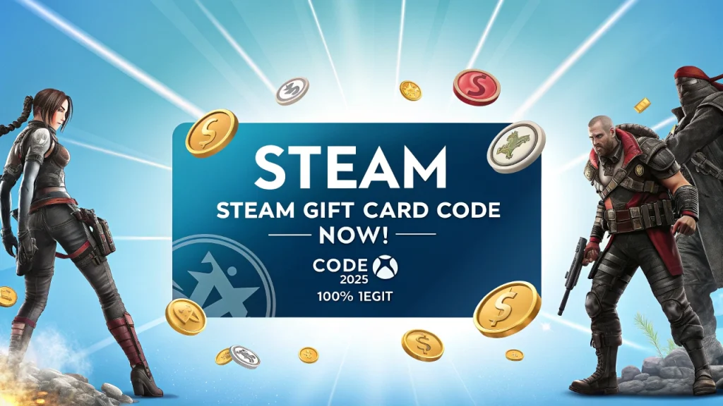 Steam Gift Card Code Free: 100% Working Methods in 2025